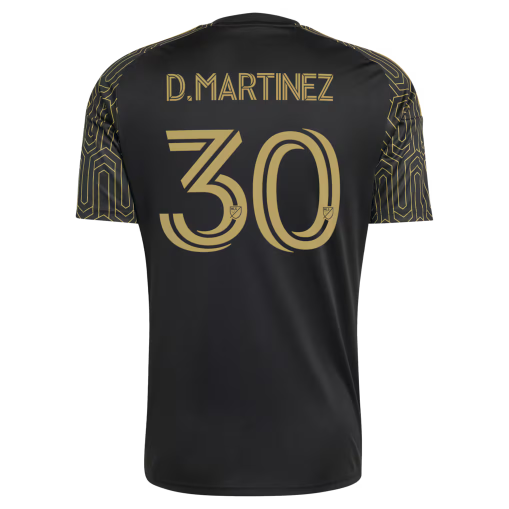 Men's LAFC David Martínez adidas Black 2026 Primary Kit Replica Jersey