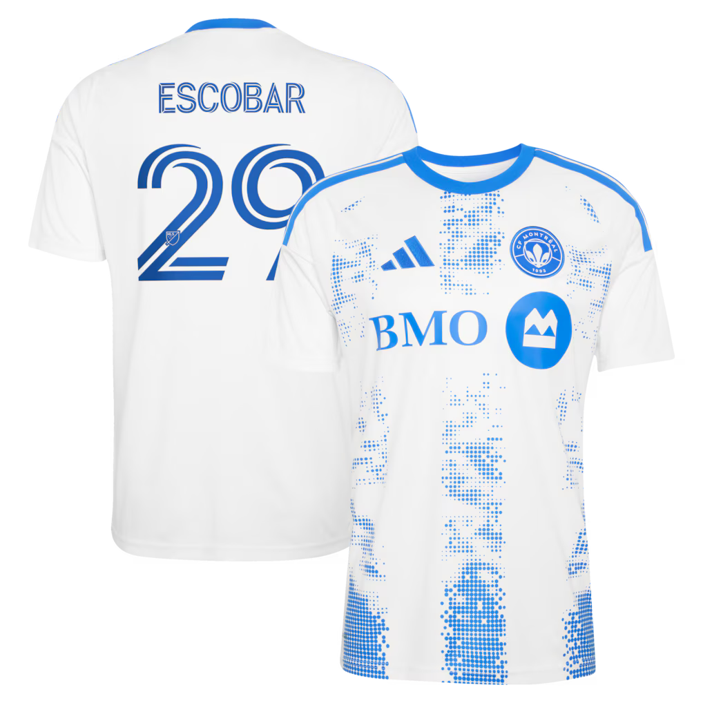 Men's CF Montreal Franco Escobar White 2026 The Procure Jersey Replica Jersey