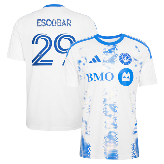 Men's CF Montreal Franco Escobar White 2026 The Procure Jersey Replica Jersey