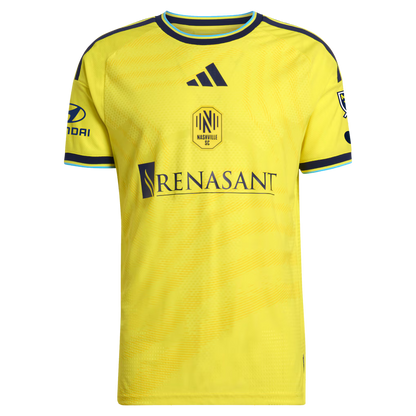 Men's Nashville SC Hany Mukhtar Yellow 2026 The Reverb Kit On-Field Authentic Patch Jersey
