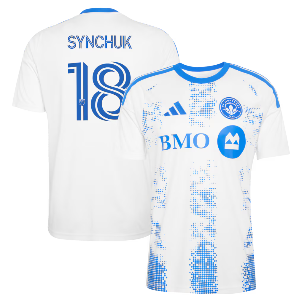 Men's CF Montreal Hennadii Synchuk White 2026 The Procure Jersey Replica Jersey