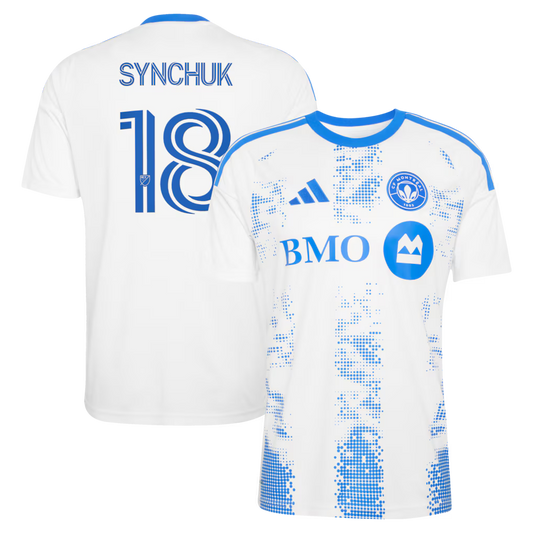 Men's CF Montreal Hennadii Synchuk White 2026 The Procure Jersey Replica Jersey