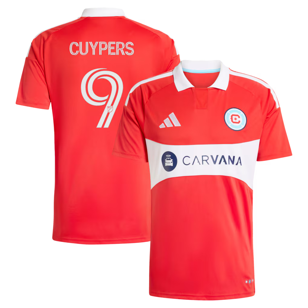 Men's Chicago Fire Hugo Cuypers Red 2026 Forever Red Replica Jersey