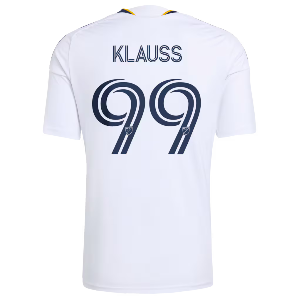 Men's LA Galaxy João Klauss White 2026 The VeloCITY Kit Replica Jersey