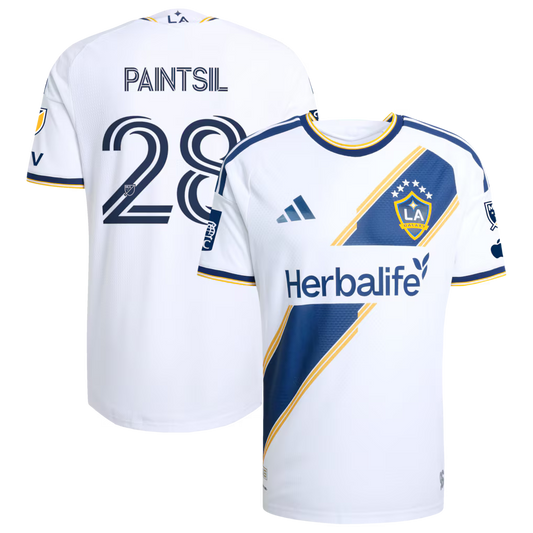 Men's LA Galaxy Joseph Paintsil White 2026 The VeloCITY Kit On-Field Authentic Patch Jersey