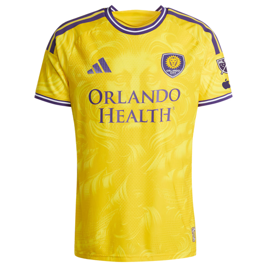 Men's Orlando City SC Marco Pašalić Yellow 2026 Sunken Treasure Kit On-Field Authentic Patch Jersey