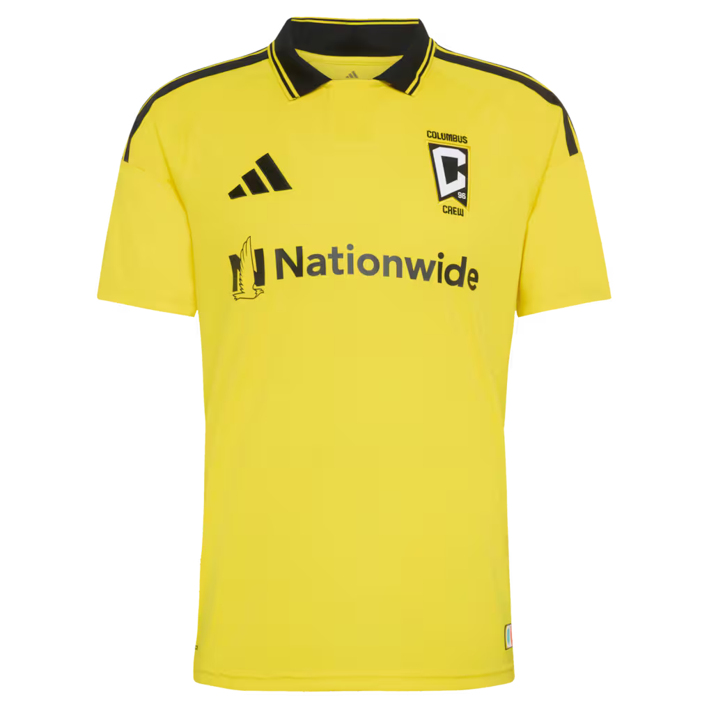 Men's Columbus Crew Maximilian Arfsten Yellow 2026 The Crafted for Excellence Kit Replica Jersey