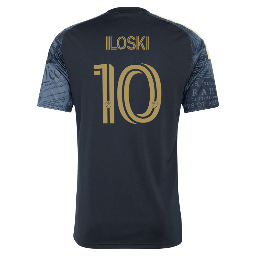 Men's Philadelphia Union Milan Iloski Navy 2026 1776 Kit Replica Jersey