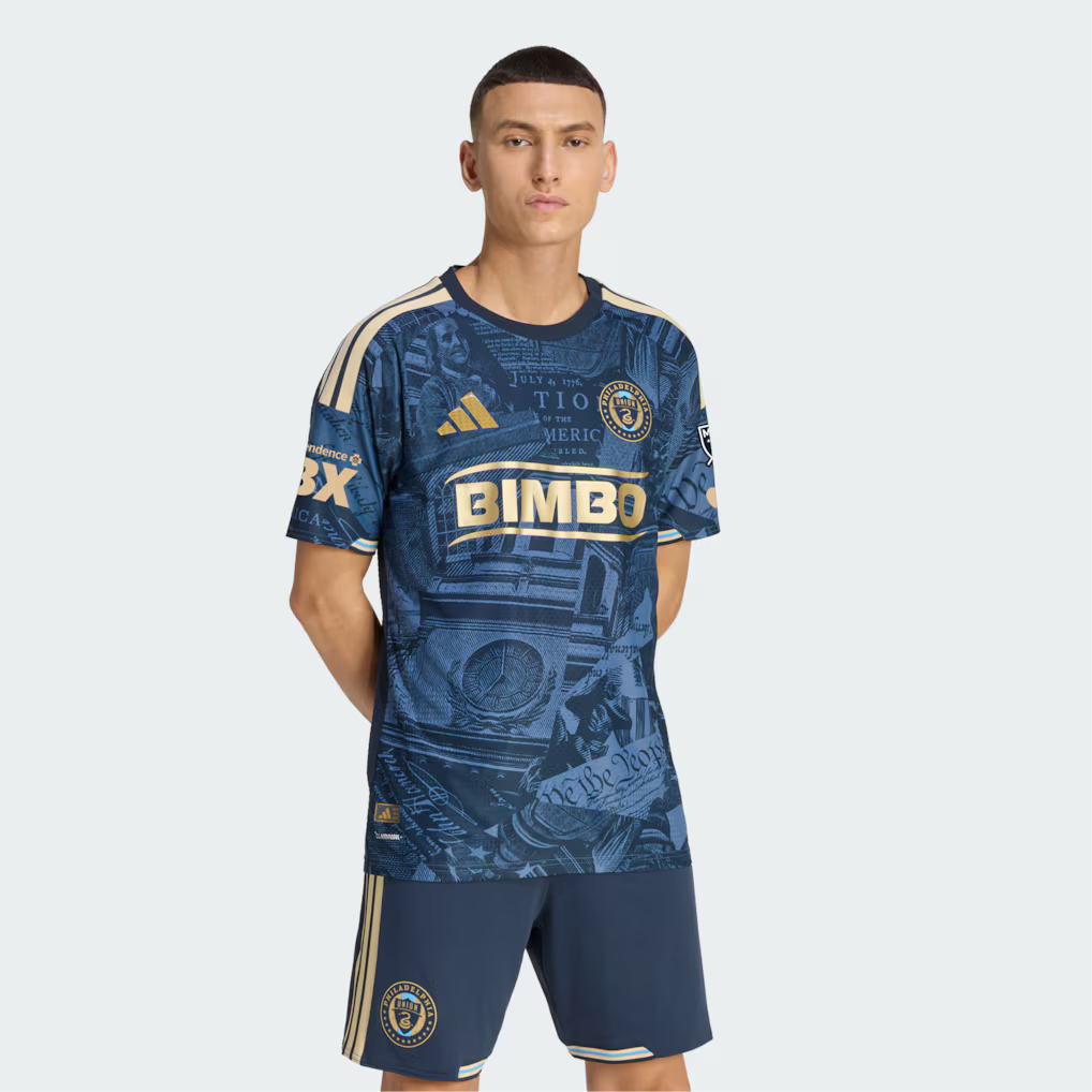 Men's Philadelphia Union Navy 2026 1776 Kit On-Field Authentic Patch Jersey