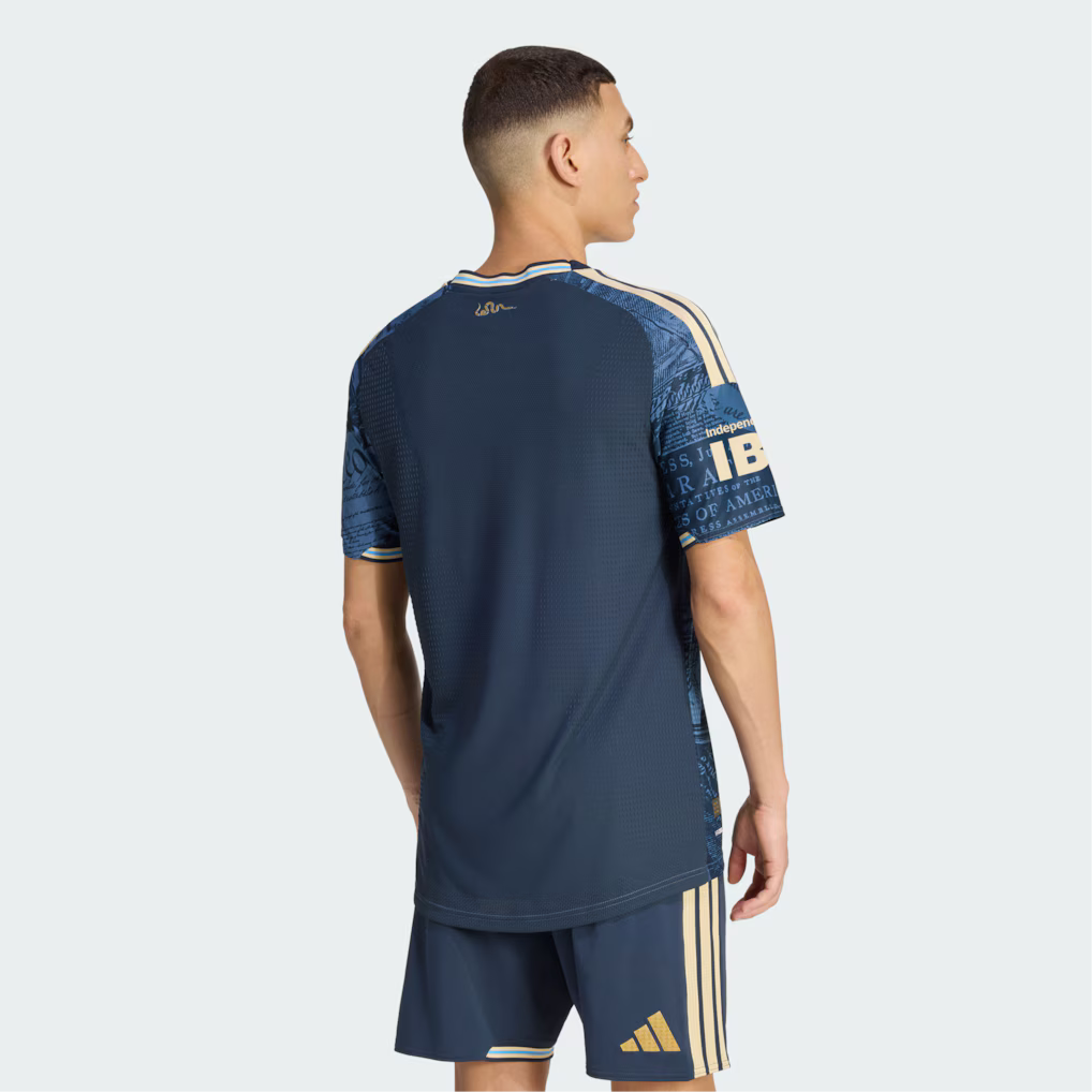 Men's Philadelphia Union Navy 2026 1776 Kit On-Field Authentic Patch Jersey