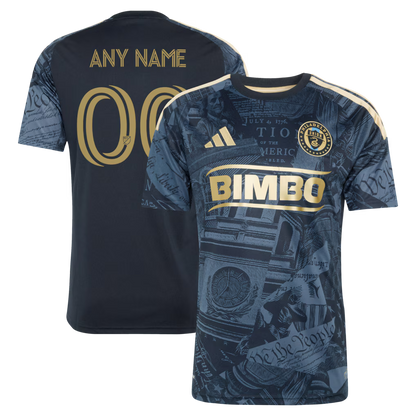 Men's Philadelphia Union Navy 2026 1776 Kit Replica Custom Jersey