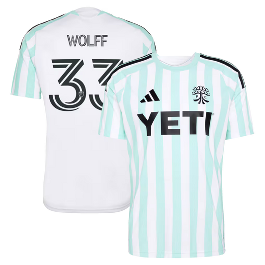 Men's Austin FC Owen Wolff White 2026 The Rooted Kit Replica Jersey