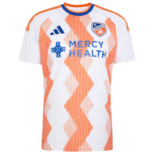Men's FC Cincinnati Pavel Bucha White 2026 The Seven Hills Kit Replica Jersey