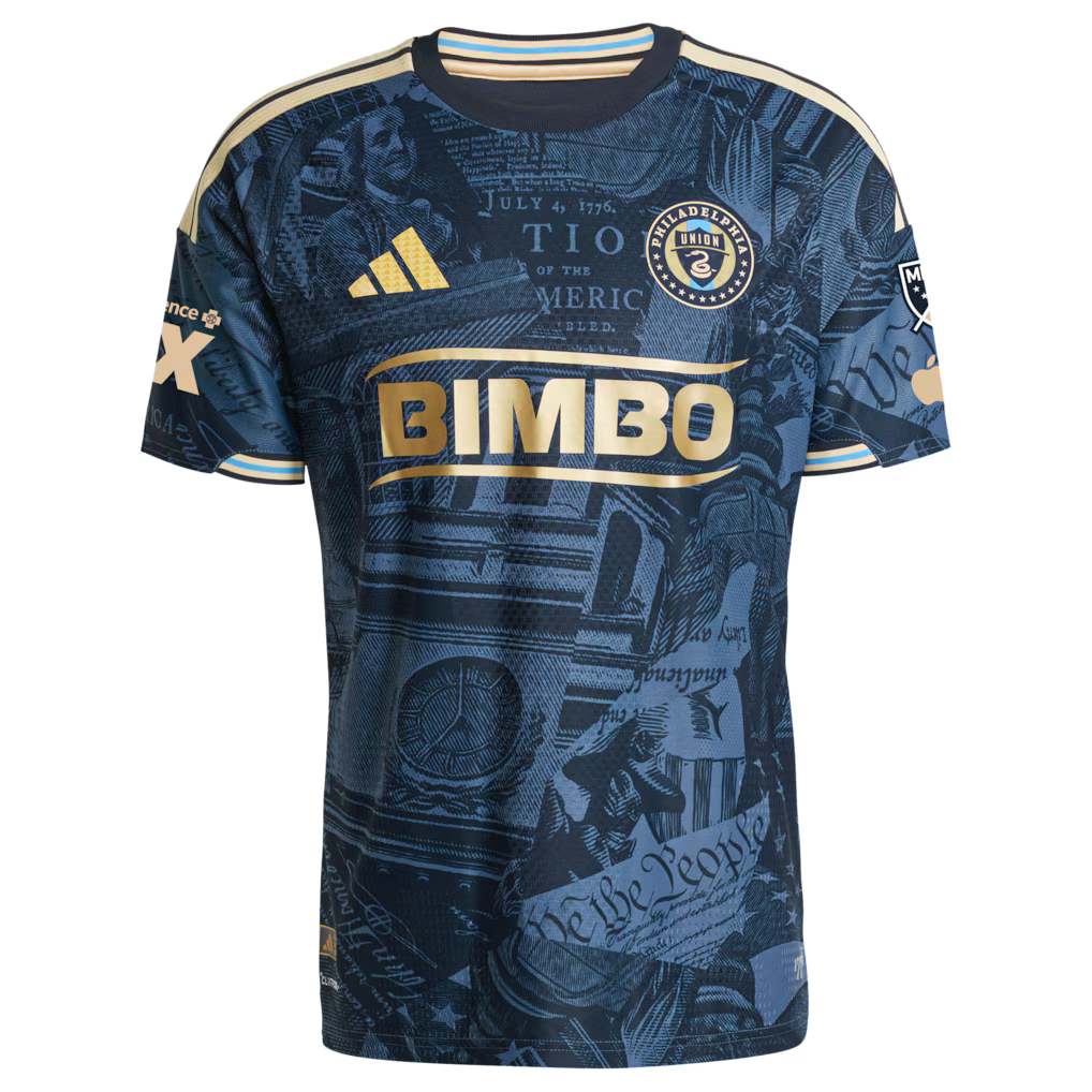 Men's Philadelphia Union Quinn Sullivan Navy 2026 1776 Kit On-Field Authentic Patch Jersey