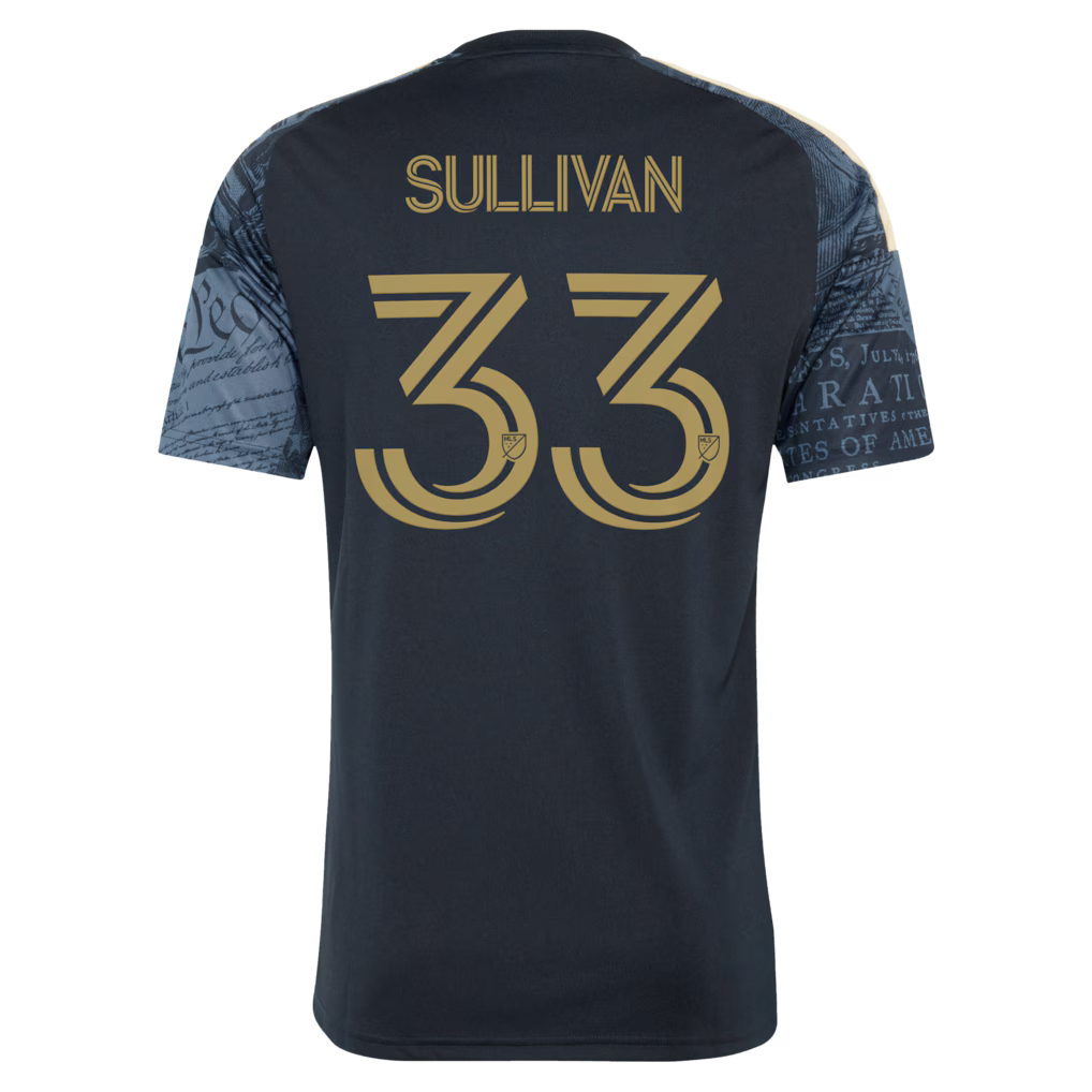 Men's Philadelphia Union Quinn Sullivan Navy 2026 1776 Kit Replica Jersey