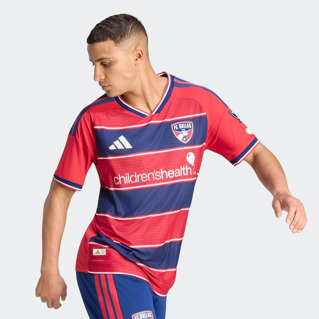 Men's FC Dallas Red 2026 DNA Kit On-Field Authentic Patch Jersey