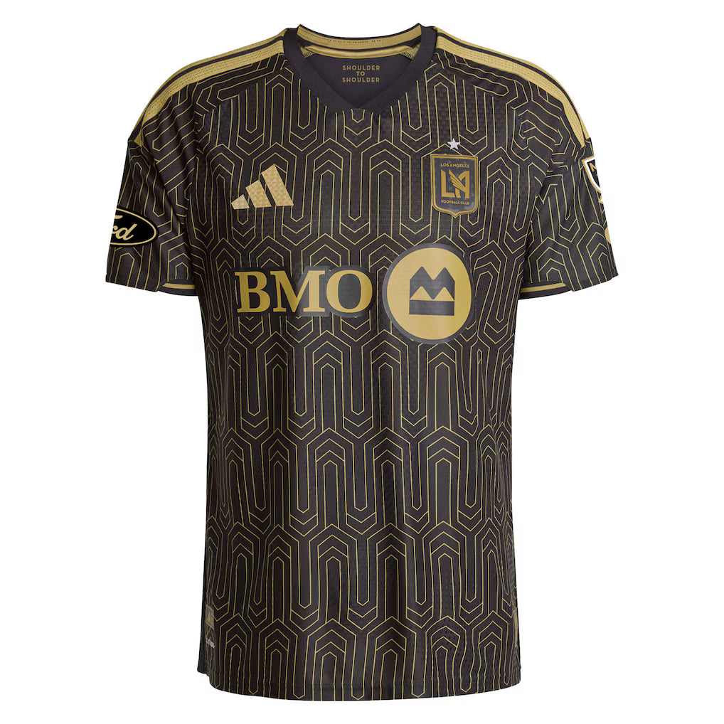 Men's LAFC Son Heung-Min Black 2026 Primary Kit On-Field Authentic Patch Jersey