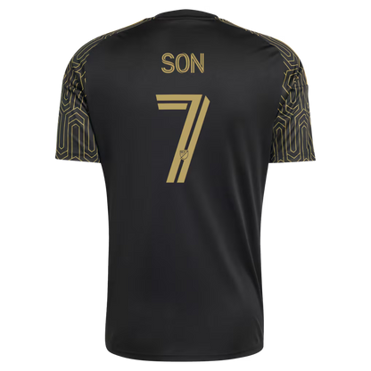 Men's LAFC Son Heung-Min Black 2026 Primary Kit Replica Jersey