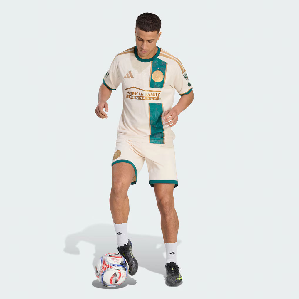 Men's Atlanta United FC Tan 2026 Spirit Of '96 On-Field Authentic Patch Custom Jersey (Copy)