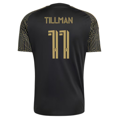 Men's LAFC Timothy Tillman Black 2026 Primary Kit Replica Jersey