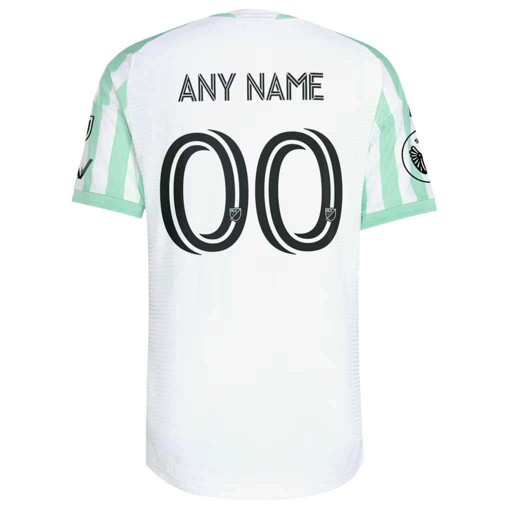 Men's Austin FC White 2026 The Rooted Kit On-Field Authentic Patch Custom Jersey
