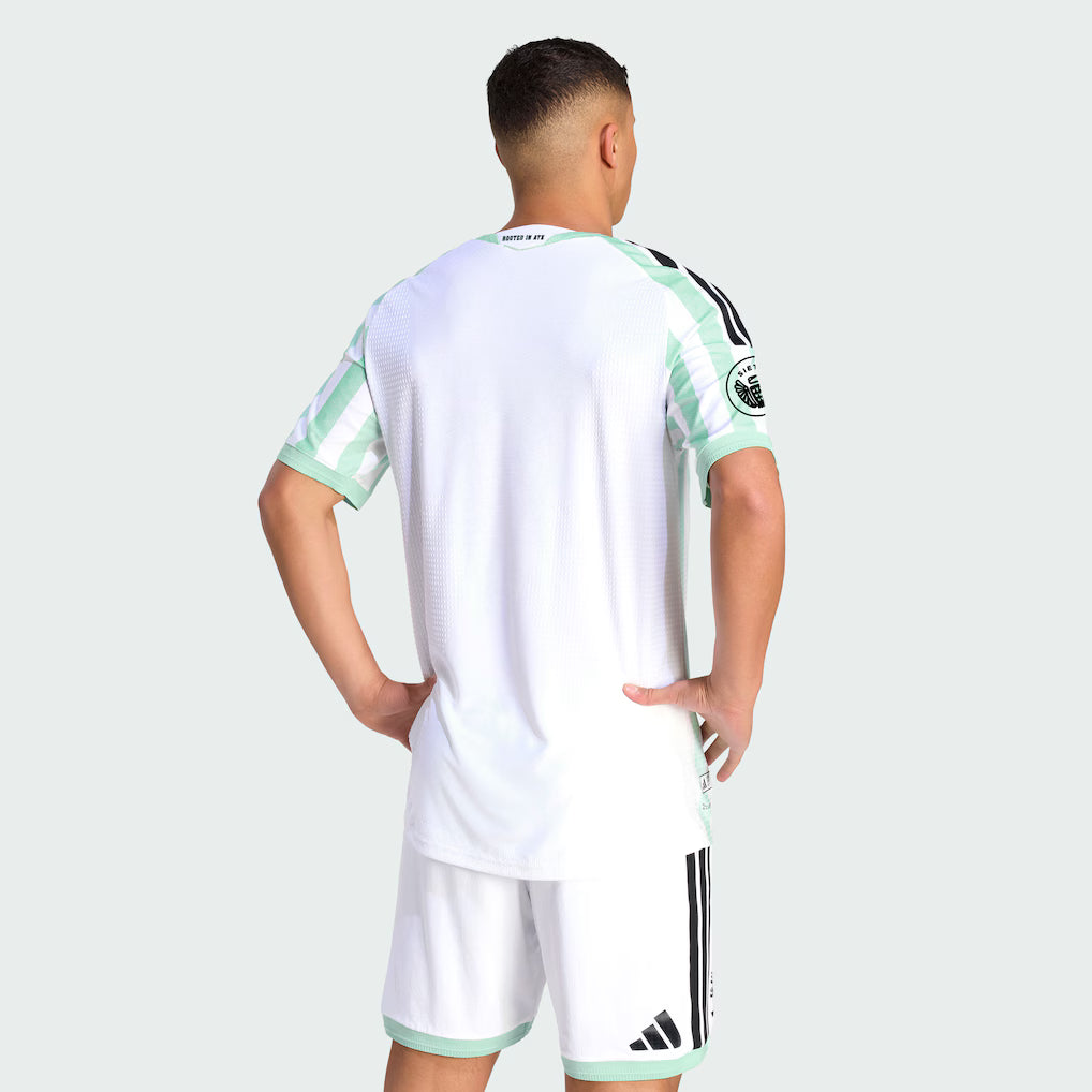 Men's Austin FC White 2026 Rooted In Austin Kit On-Field Authentic Patch Jersey