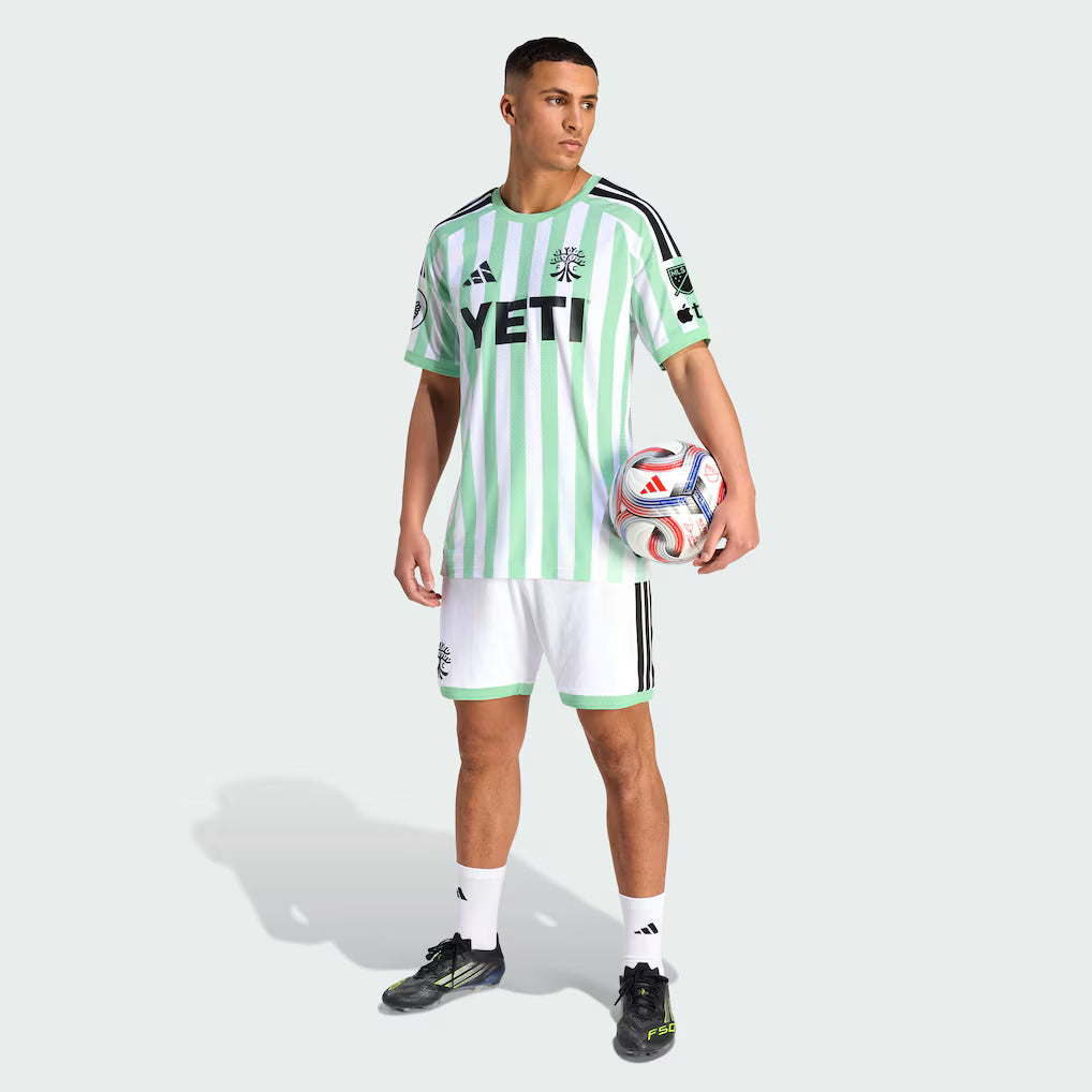 Men's Austin FC White 2026 The Rooted Kit On-Field Authentic Patch Jersey