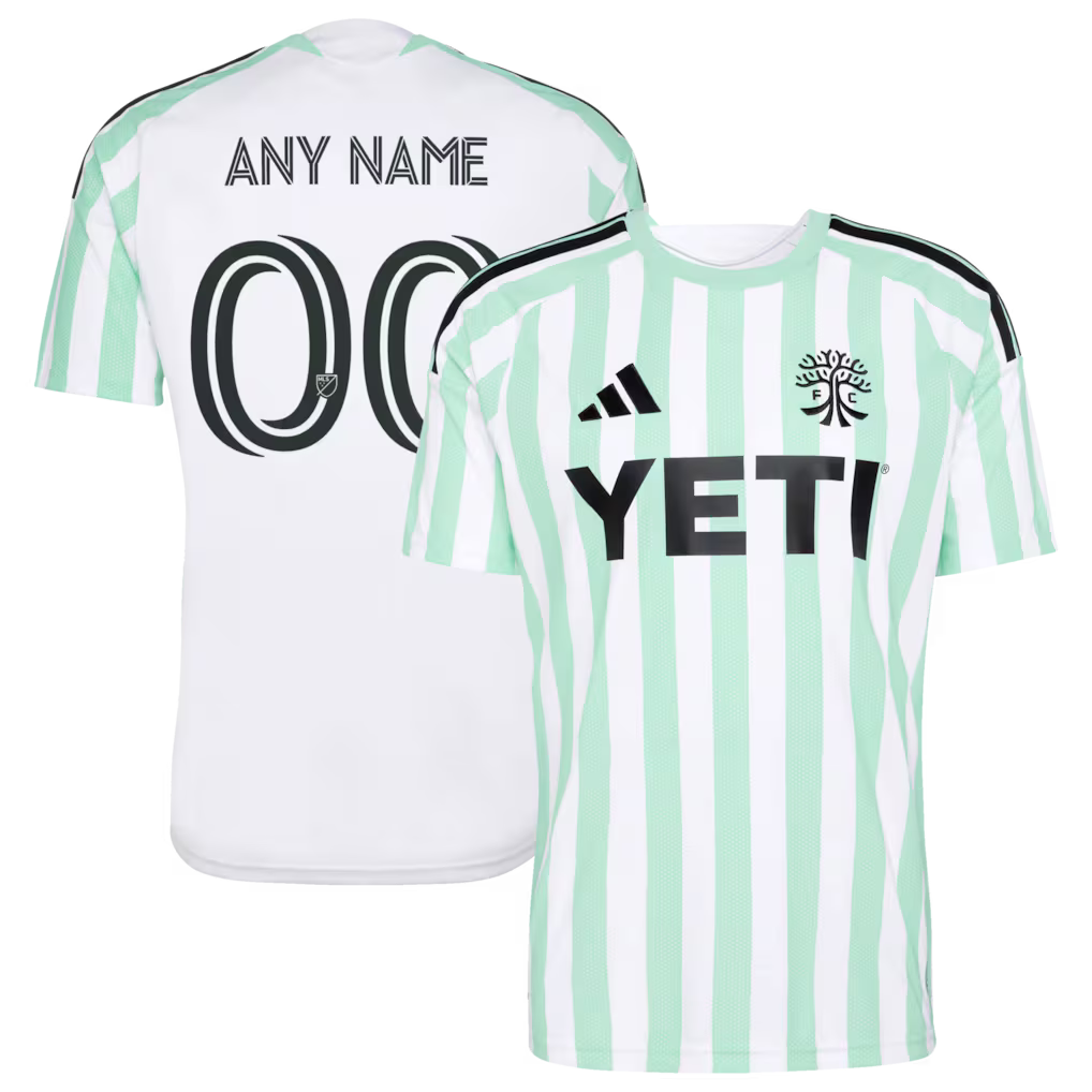 Men's Austin FC White 2026 The Rooted Kit Replica Custom Jersey