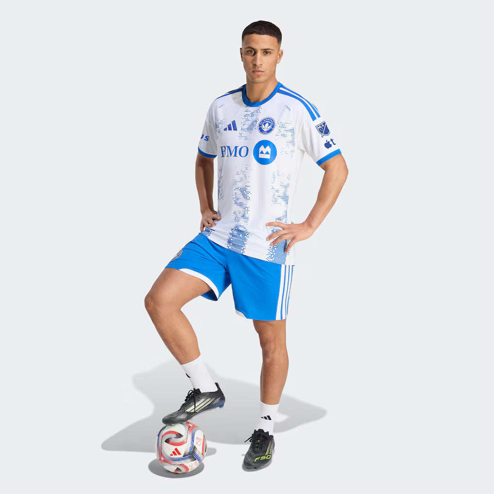Men's CF Montreal White 2026 The Procure Jersey On-Field Authentic Patch Jersey