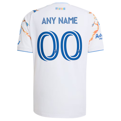 Men's San Diego FC White 2026 Unprecedented Unity Kit On-Field Authentic Patch Custom Jersey