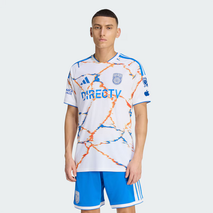 Men's San Diego FC White 2026 Unprecedented Unity Kit On-Field Authentic Patch Jersey