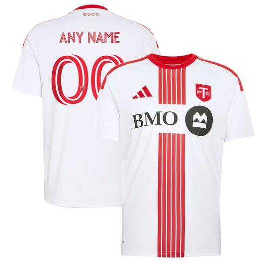 Men's Toronto FC White 2026 Winter Kit Replica Custom Jersey