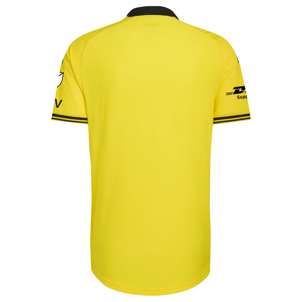Men's Columbus Crew Yellow 2026 The Crafted for Excellence Kit On-Field Authentic Patch Jersey