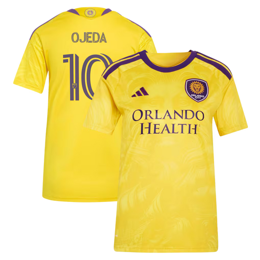 Women's Orlando City SC Agustín Ojeda Gold 2026 Sunken Treasure Kit Replica Jersey