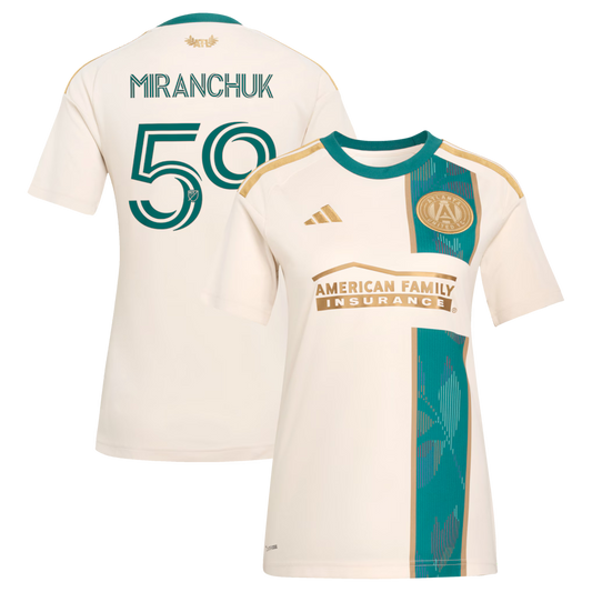 Women's Atlanta United FC Aleksei Miranchuk Tan 2026 Spirit of '96 Replica Jersey