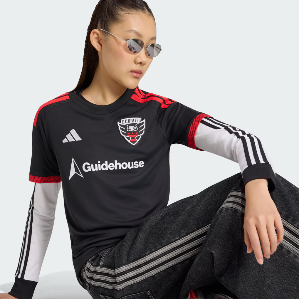 Women's D.C. United Black 2026 Black-and-Red Kit Replica Jersey