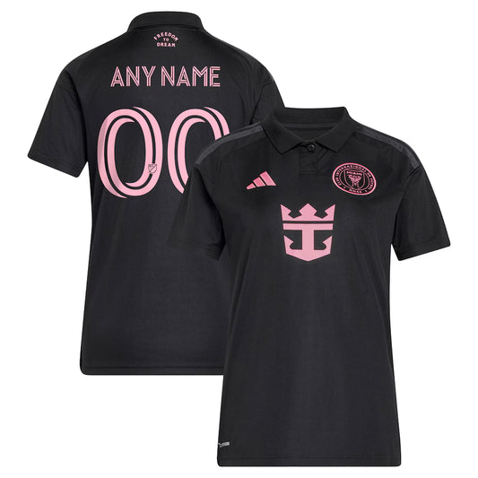 Women's Inter Miami CF Black 2026 Presagio Replica Custom Jersey