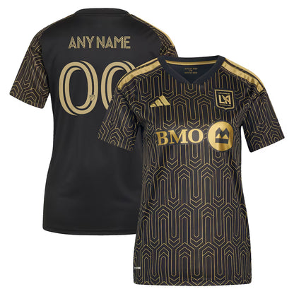 Women's LAFC Black 2026 Primary Kit Replica Custom Jersey