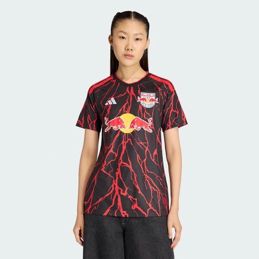 Women's New York Red Bulls Black 2026 The Rooted Kit Replica Jersey