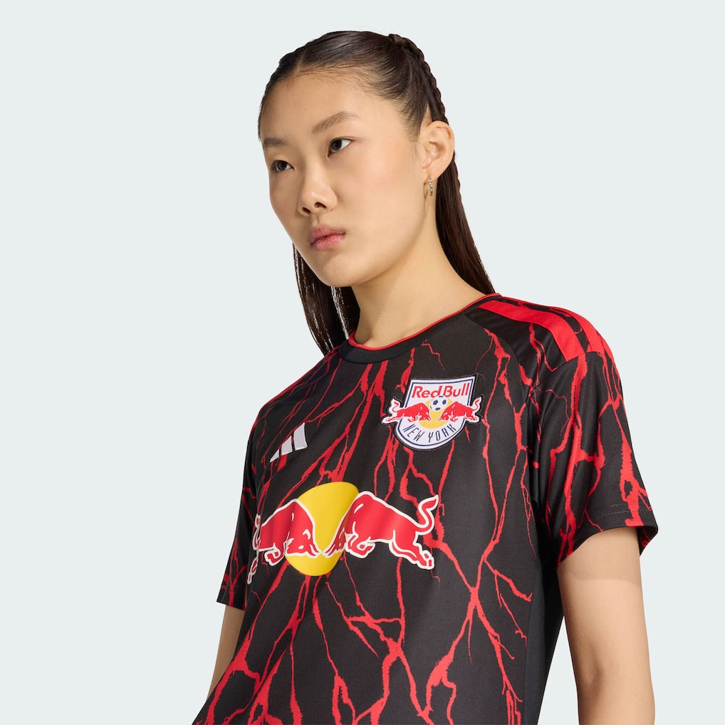 Women's New York Red Bulls Black 2026 The Rooted Kit Replica Jersey