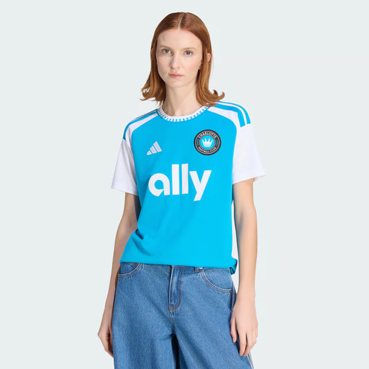 Women's Charlotte FC Blue 2026 Carolina Kit: Crowns Up Replica Jersey