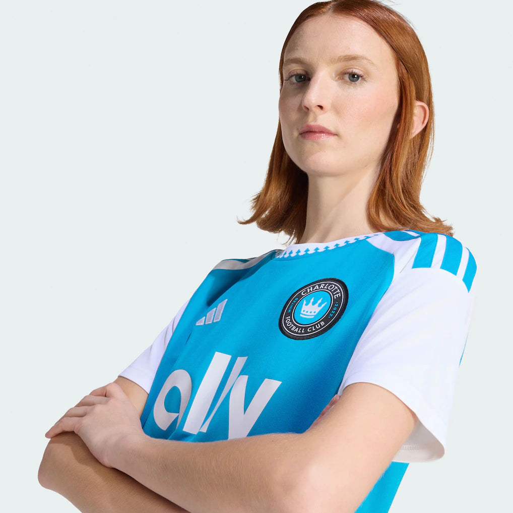 Women's Charlotte FC Blue 2026 Carolina Kit: Crowns Up Replica Jersey