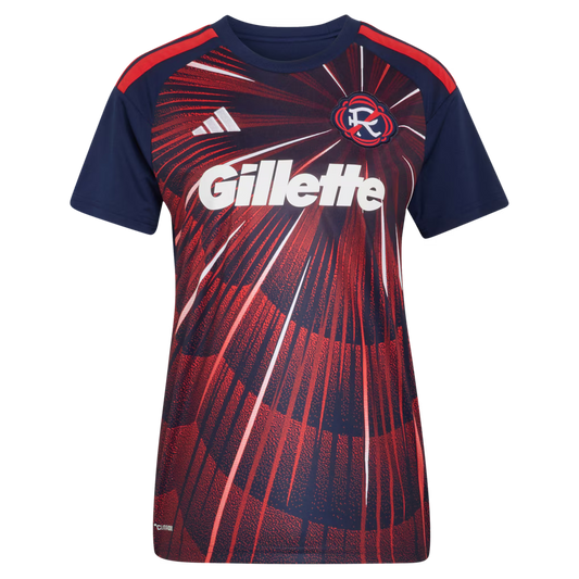 Women's New England Revolution Blue 2026 Independence Day Replica Custom Jersey