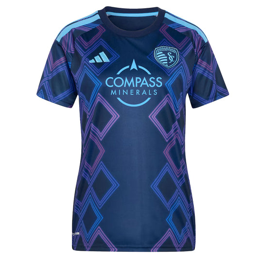 Women's Sporting Kansas City Blue 2026 The 18th & Vine Kit Replica Custom Jersey