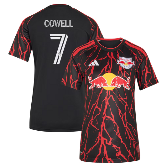 Women's New York Red Bulls Cade Cowell Black 2026 The Rooted Kit Replica Jersey