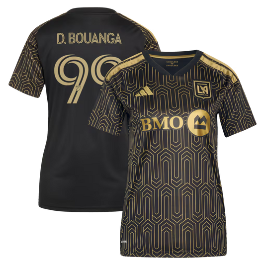 Women's LAFC Denis Bouanga Black 2026 Primary Kit Replica Jersey