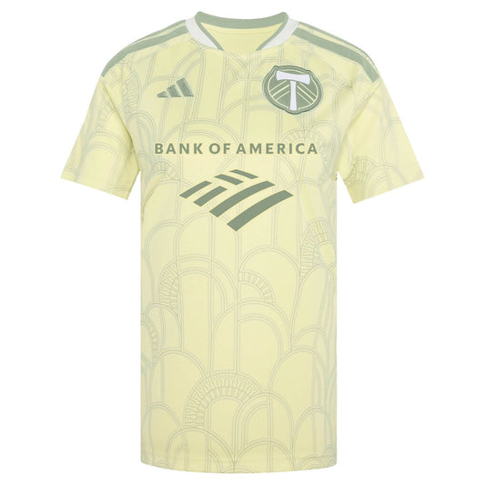 Women's Portland Timbers Diego Chara Yellow 2026 Civic Stadium Kit Replica Jersey