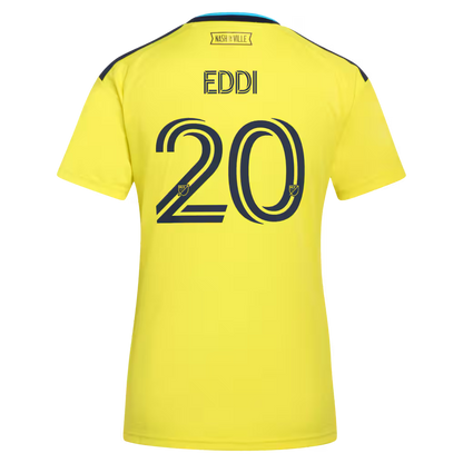 Women's Nashville SC Edvard Tagseth Yellow 2026 The Reverb Kit Replica Jersey