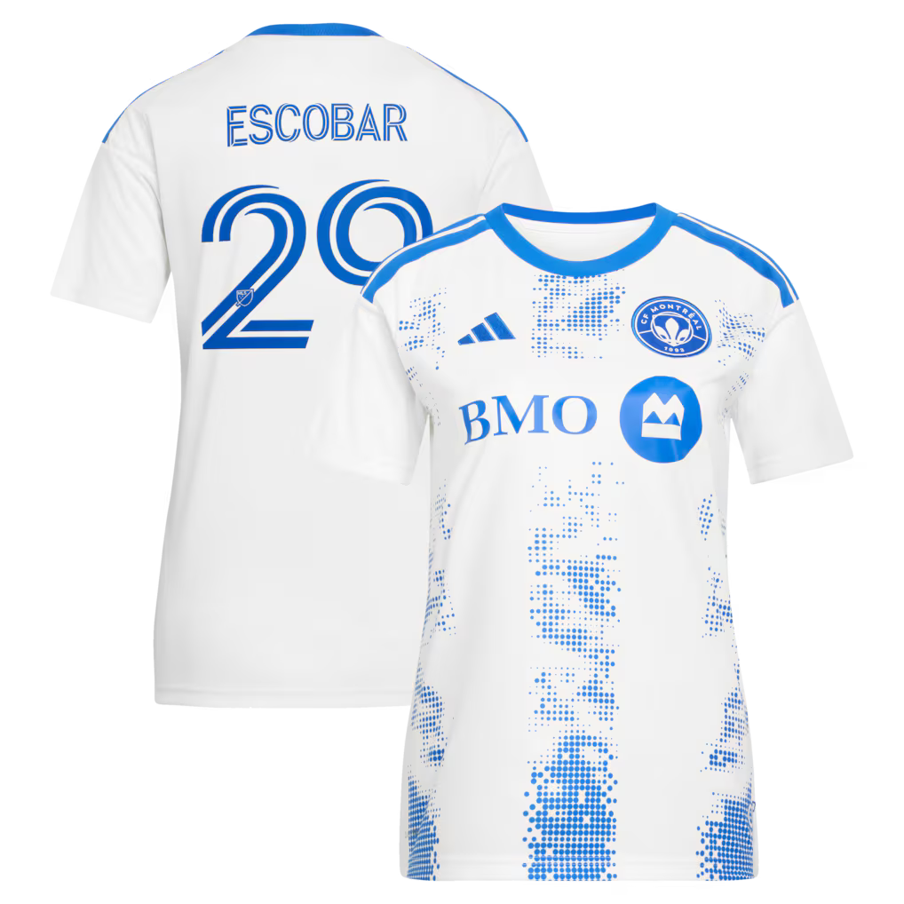 Women's CF Montreal Franco Escobar White 2026 The Procure Jersey Replica Jersey