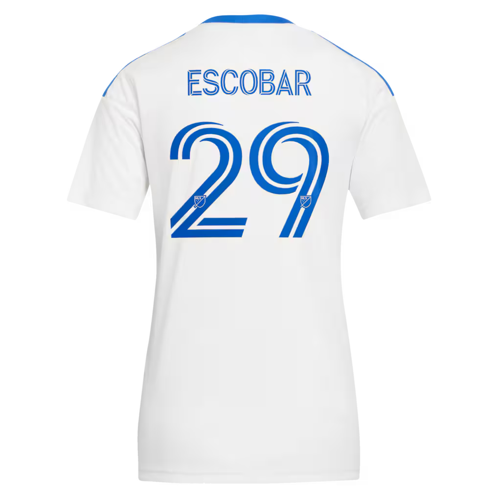 Women's CF Montreal Franco Escobar White 2026 The Procure Jersey Replica Jersey